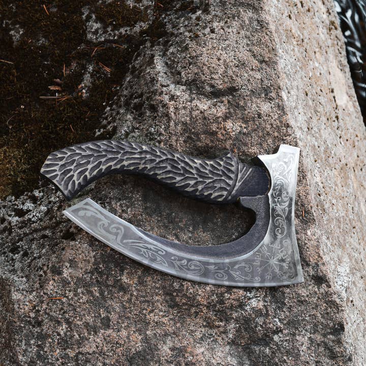 OnlyViking – wholesale Pizza wheel – Pizza Cutter Axe & Leather Axe Sheath | OnlyViking5