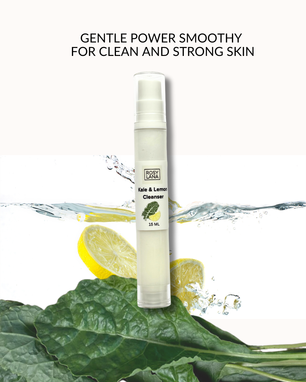 Rosy Lana - Wholesale Facial Cleanser - Mini of Kale and Lemon Cleanser 15ML1