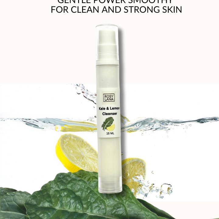 Rosy Lana - Wholesale Facial Cleanser - Mini of Kale and Lemon Cleanser 15ML1
