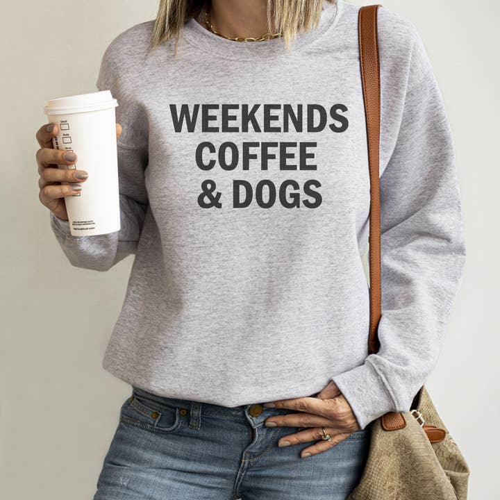 Weekends, Coffee & Dogs for wholesale by Oakbury Designs