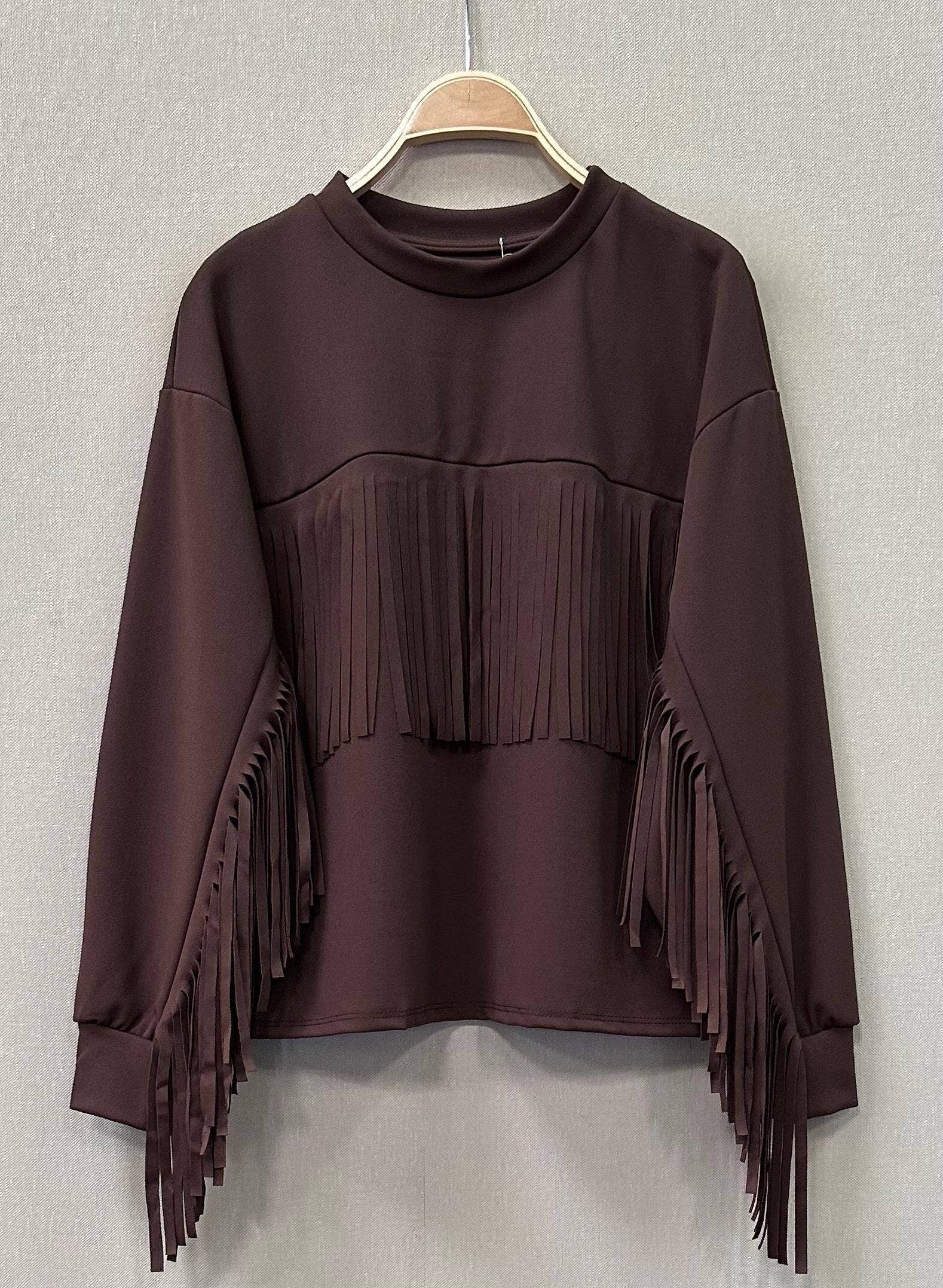 SWEET MAGIC MODA Y COMPLEMENTOS - Vente Sweat-shirt – femme - SWEAT À FRANGES0