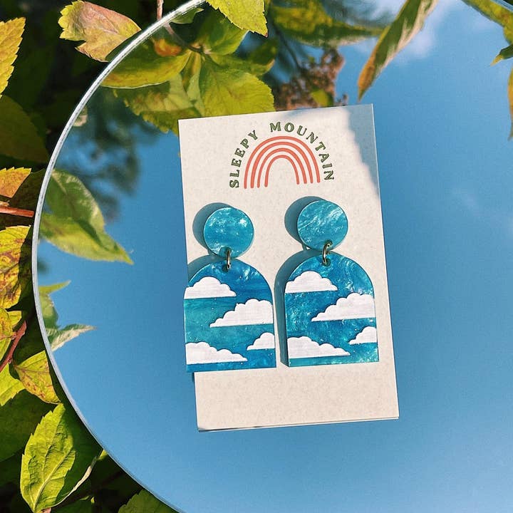 Sleepy Mountain - Wholesale Dangle Earrings - Cloud Arch Dangle Earrings1