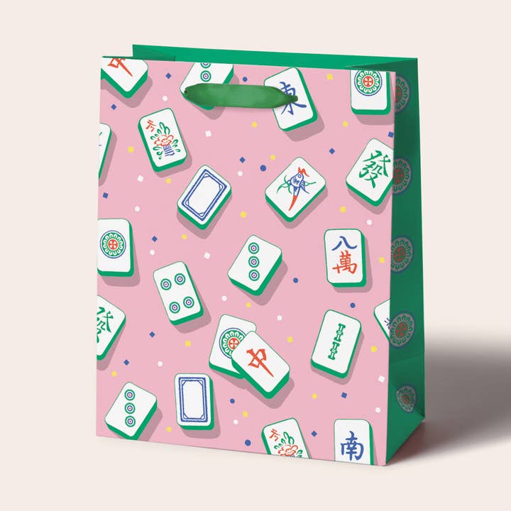 Sac cadeau rose Mah-jong pour la vente par Seltzer Goods
