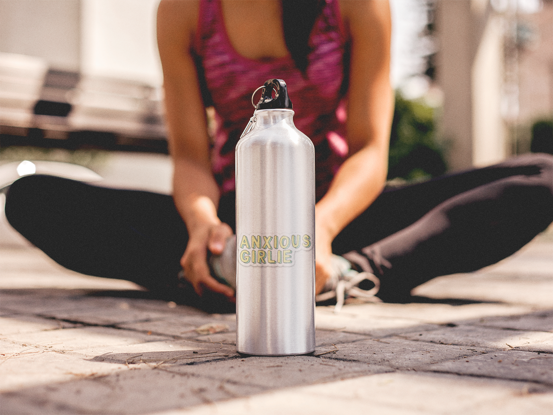 Five Dot Post - Wholesale Sticker - Anxious Girlie – Funny Mental Health Vinyl Sticker 3