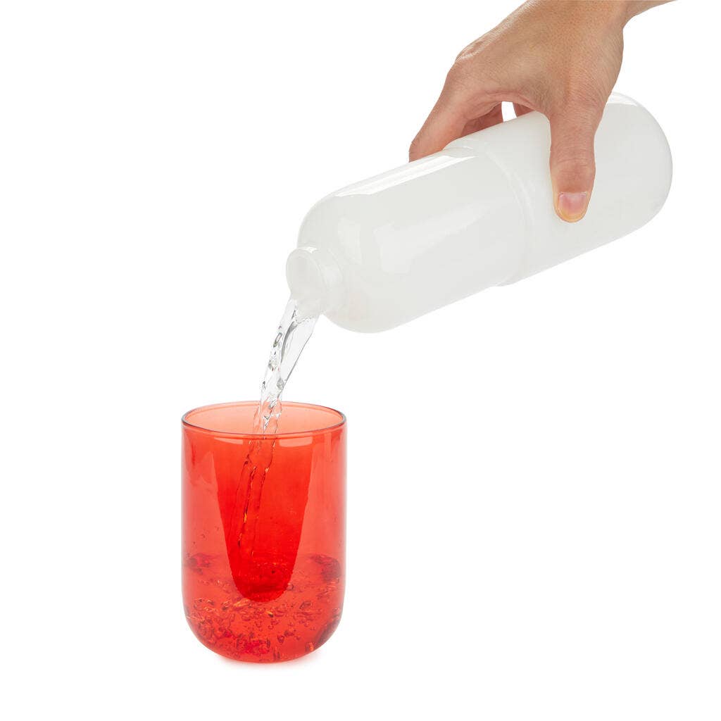 Balvi - Wholesale Water Bottle - Botella & Vaso, Water Pill, 550 ml, white/red14