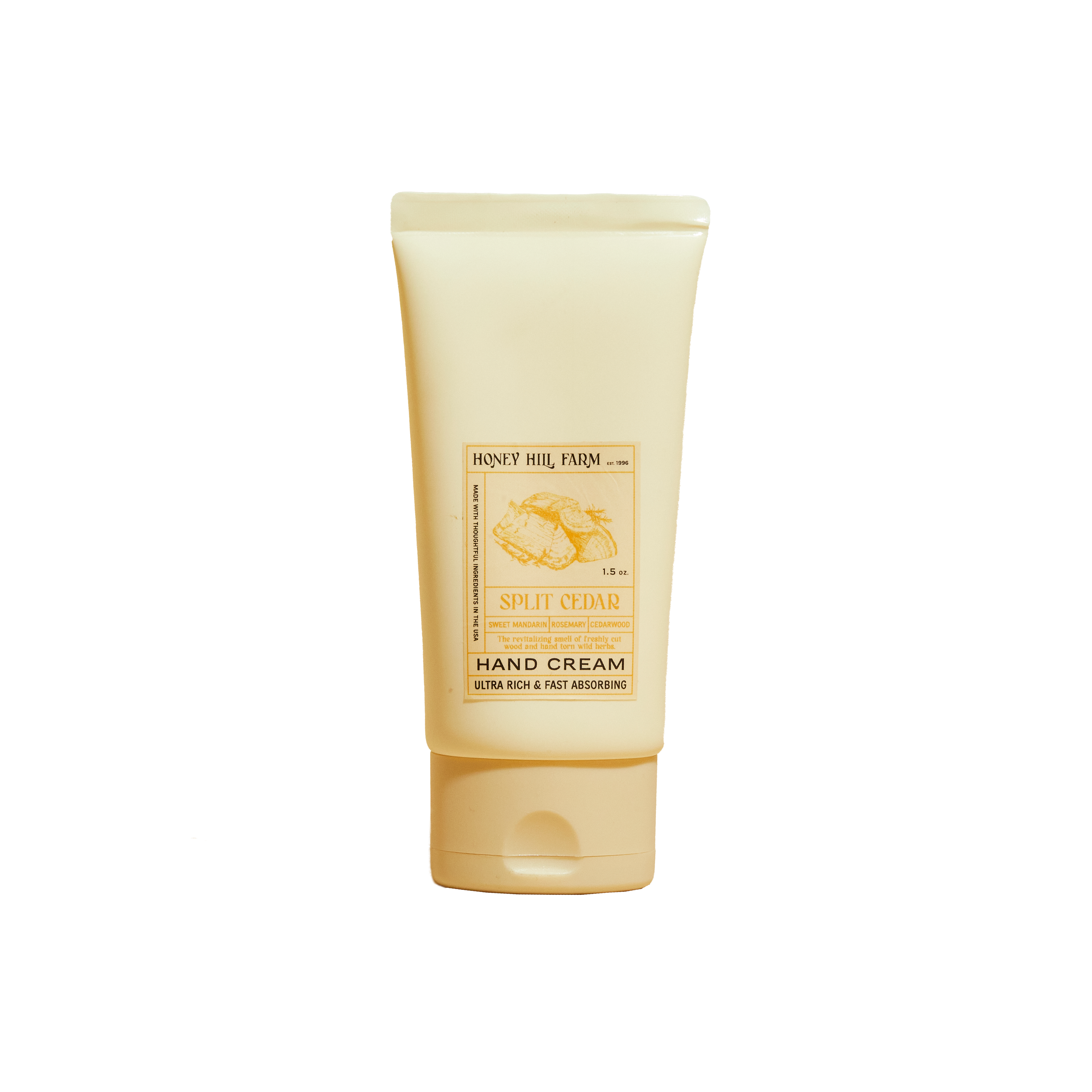 Honey Hill Farm - Wholesale Hand Cream/Lotion - Hand Cream - Split Cedar 1.5 Oz2