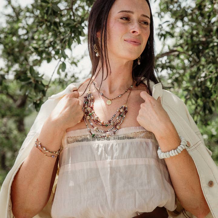 The Bead Project by TWOPU - Wholesale Beaded Bracelet - Chunky Glass Bracelet 21