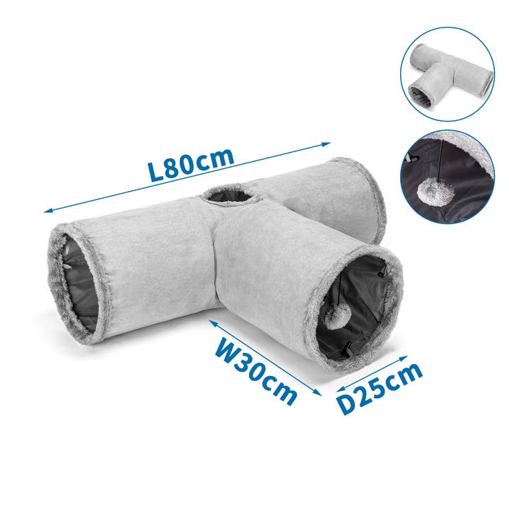 Nobleza - Wholesale Pet Toy - Cat - Nobleza T-Shaped Cat Tunnel WL