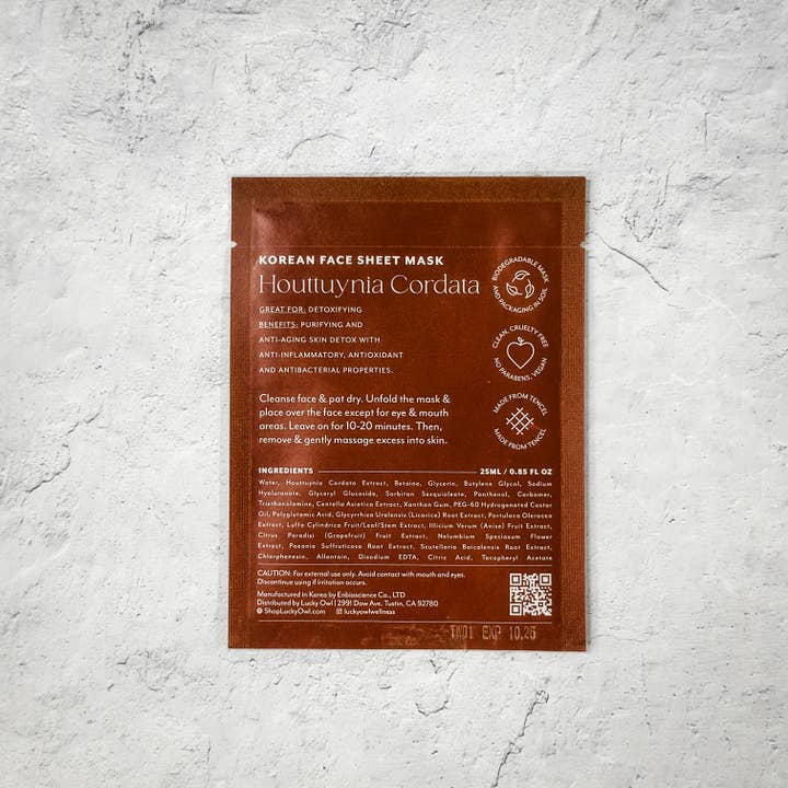 Lucky Owl - Wholesale Skincare Face Mask - Korean Sheet Mask - Gift Box Set