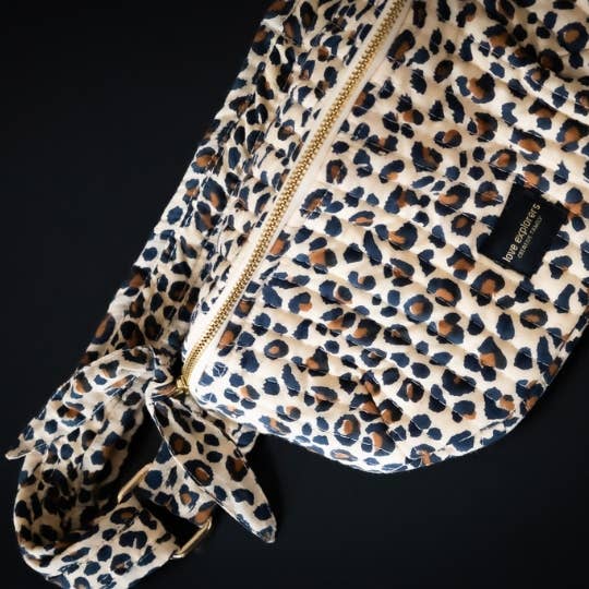Love Explorers - Wholesale Belt Bag - Women's - Banana bag - beige leopard6