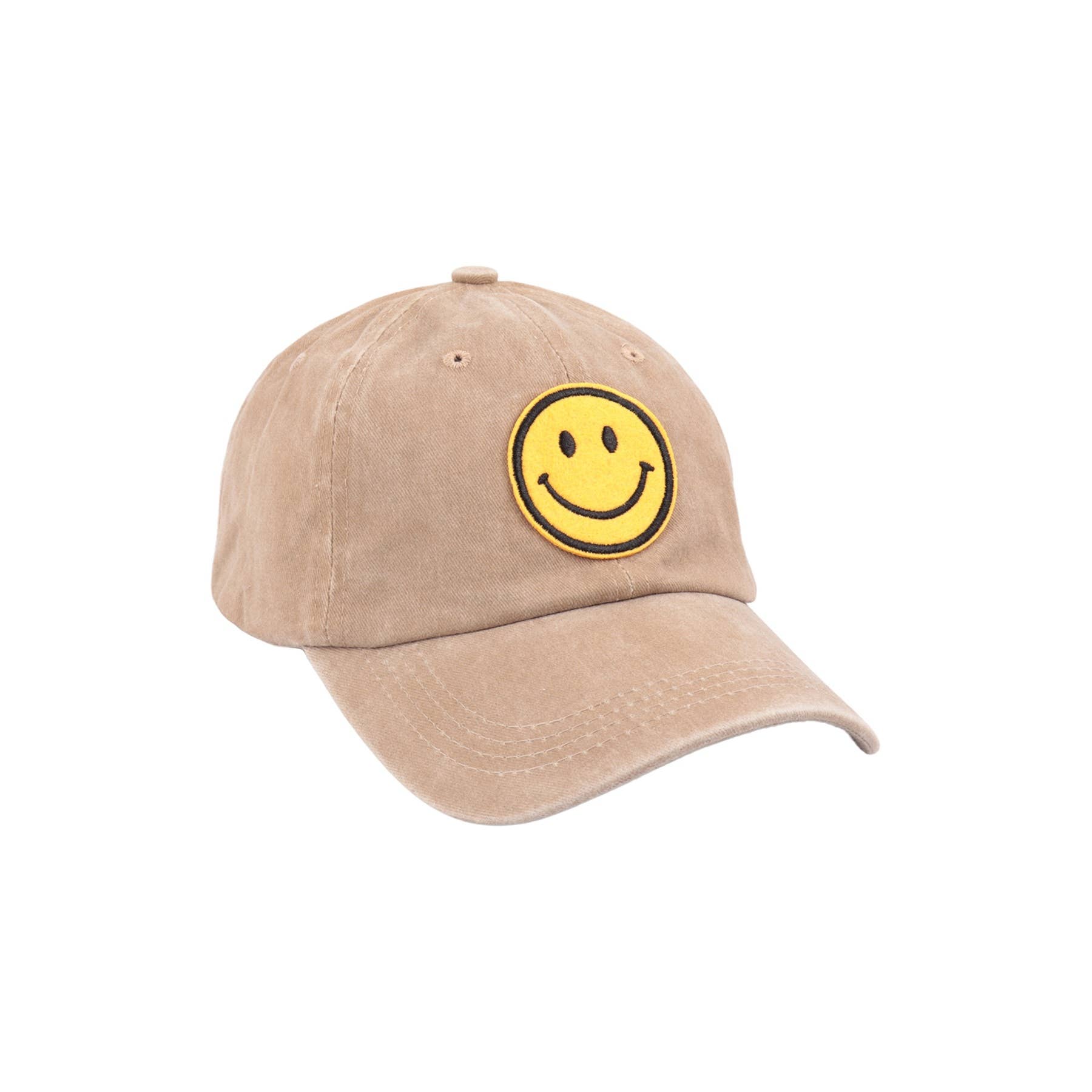 Love and Repeat - Vente Casquette de baseball – femme - CASQUETTE TENDANCE DÉLAVÉE À L'ACIDE SMILEY9