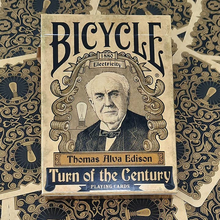 Bicycle Turn of the Century (Electricity) Playing Cards for wholesale by Collectible Playing Cards