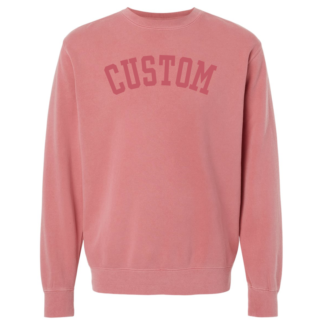 Jupmode - Wholesale Graphic Sweatshirt - Unisex - Custom Puff Print Tone on Tone Sweatshirt6