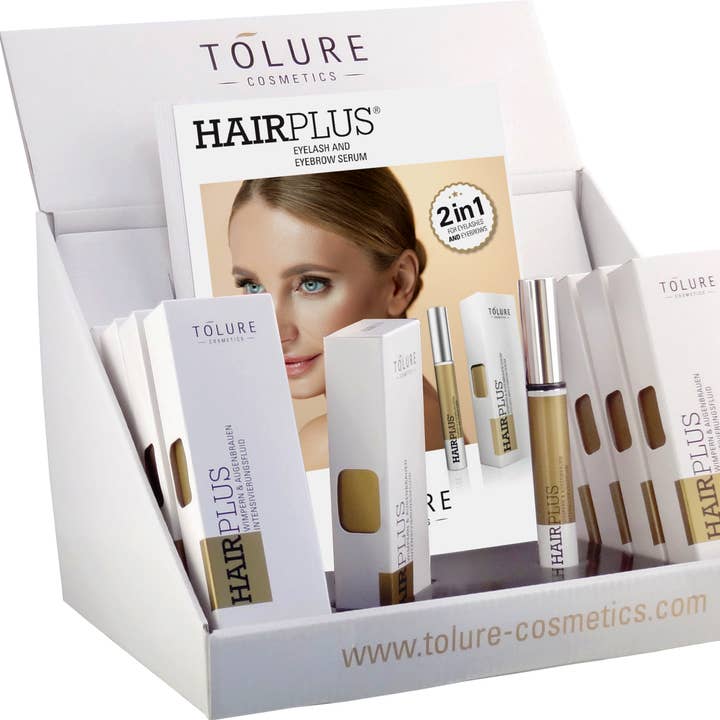 Tolure Cosmetics - Wholesale Haircare Set/Kit - Tolure Hairplus® Display (9pcs+1 Sample) + 20 Folder
