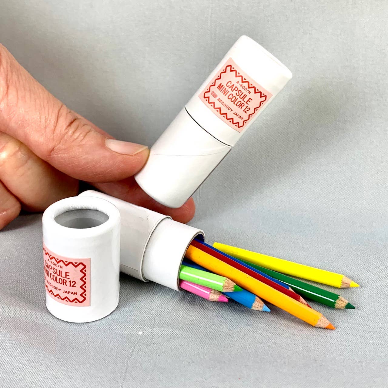 BCmini - Wholesale Colored Pencil - 21602 12 sets of 12 mini pencils in mini paper tube-1230