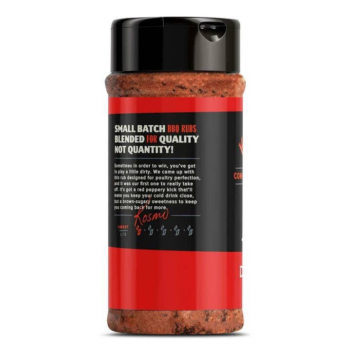 Kosmos Q - Wholesale Rub - Dirty Bird Seasoning (Case of 12)