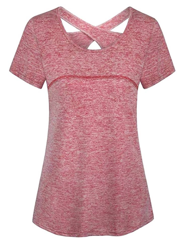 Active by Anna-Kaci - Wholesale Sporttop - Dames - Sportshirts voor sportkleding en hardlooptrainingen met gekruiste rugleuning6