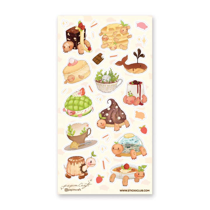 STICKII - Venta al por mayor Pegatina - Hoja de pegatinas Treat Turtles0