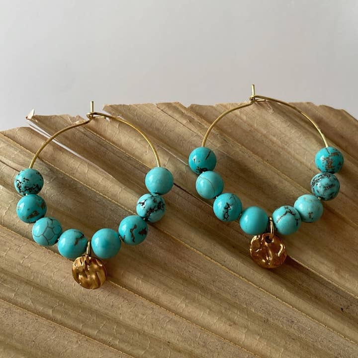 Pendientes redondos de perlas para venta al por mayor de Perles & Pinpin