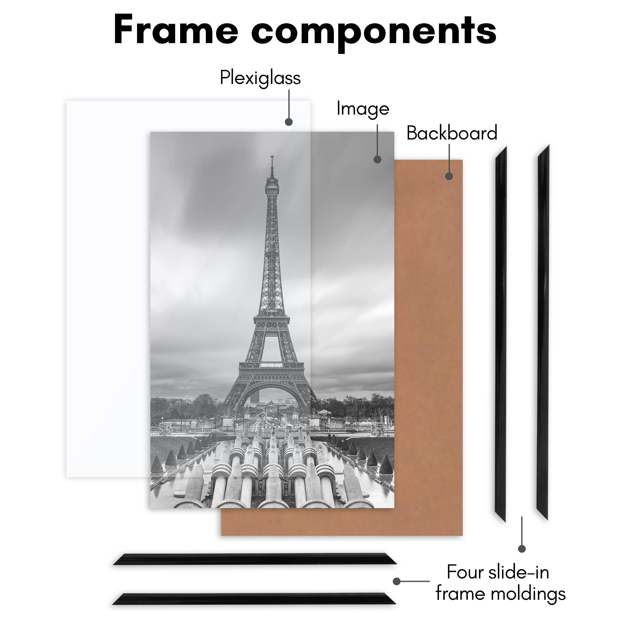 Americanflat - Wholesale Picture Frame - 3 Pack Lightweight Poster Frames62