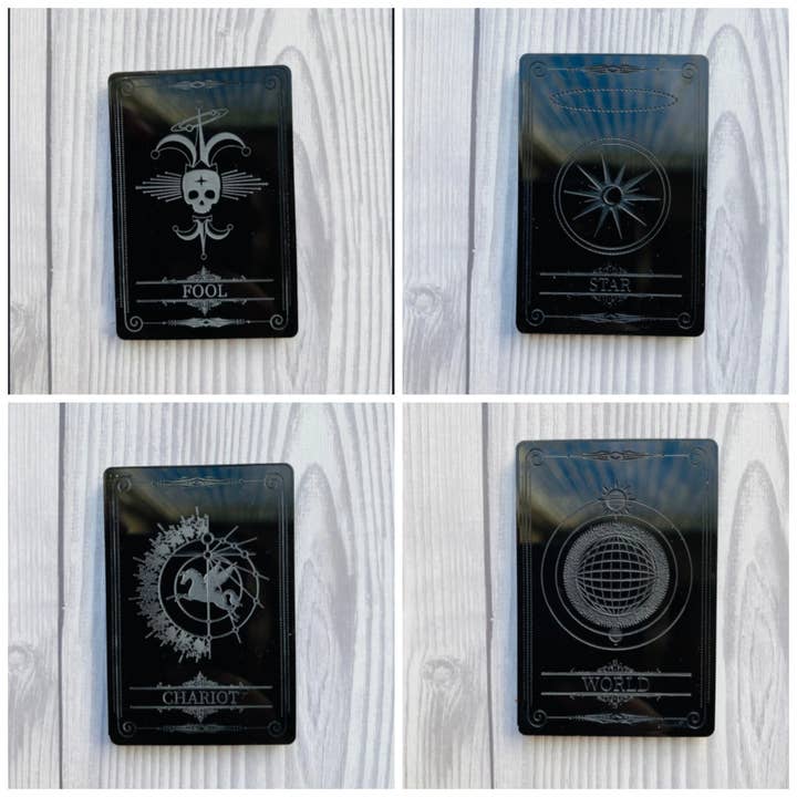 EllaRaeMouldsVinyls - Wholesale Craft Supplies - Mini Celestial Tarot Card Silicone Moulds5
