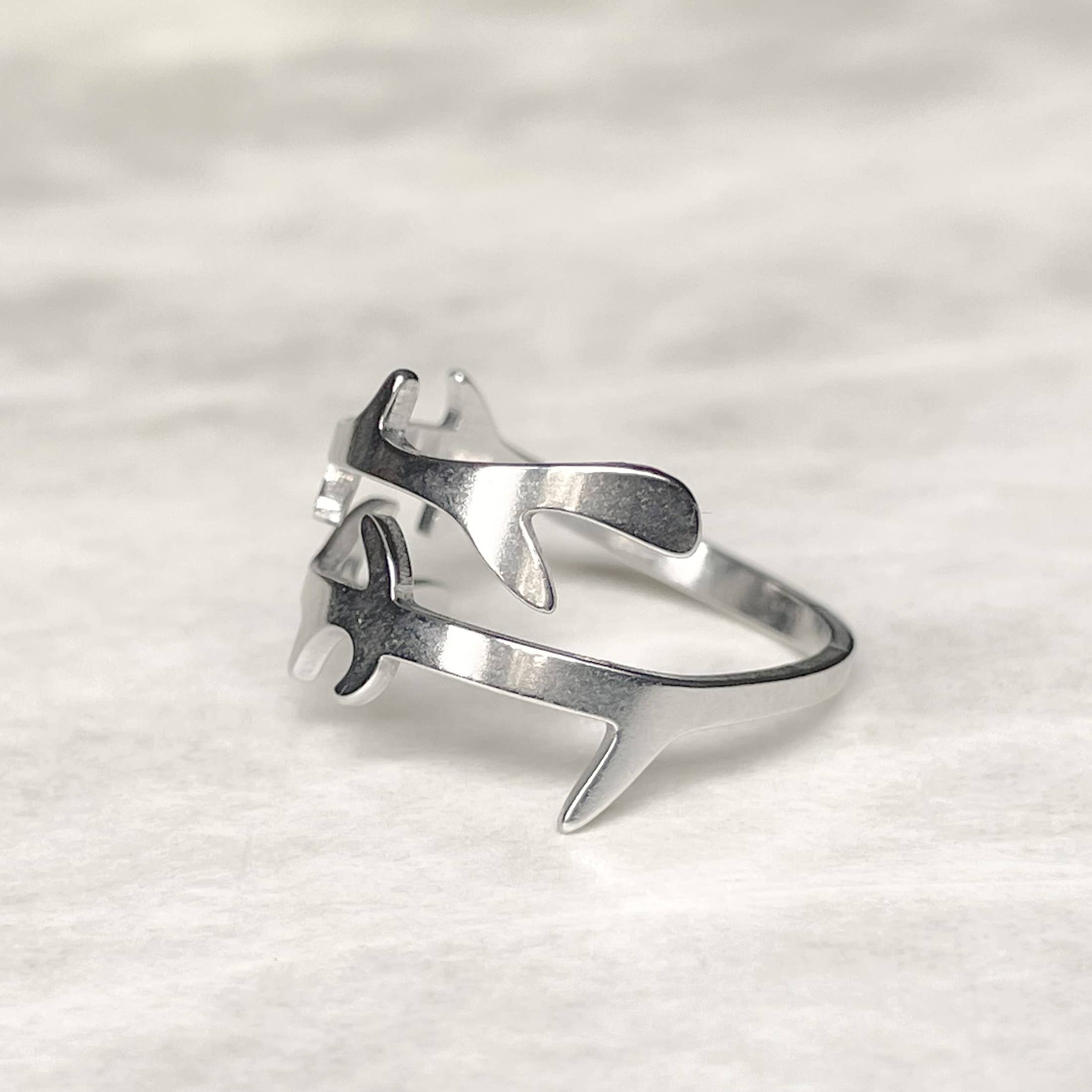 Blueyejewelry - Wholesale Band/Stacked Ring - Open Branch Ring - Tarnish-free Adjustable Tree Branch Ring 9