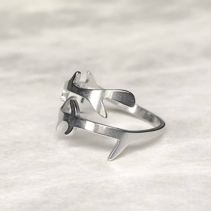 Blueyejewelry - Wholesale Band/Stacked Ring - Open Branch Ring - Tarnish-free Adjustable Tree Branch Ring 9