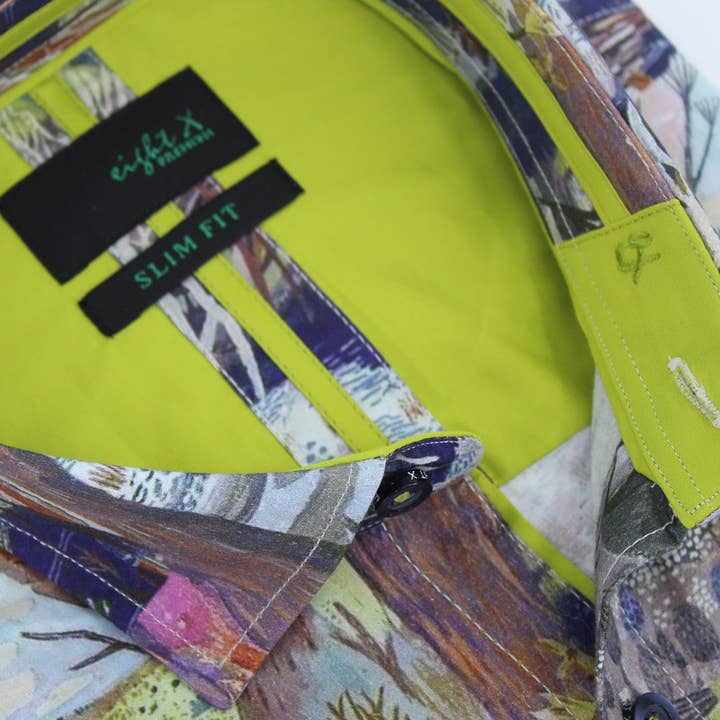 Earthy Forest Print Shirt for wholesale by EIGHT X