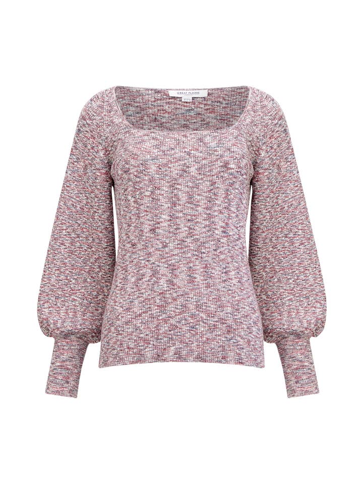 Great Plains London – wholesale Knitted jumper – Women′s – Autumn Marl Knit Square Nk Jmp