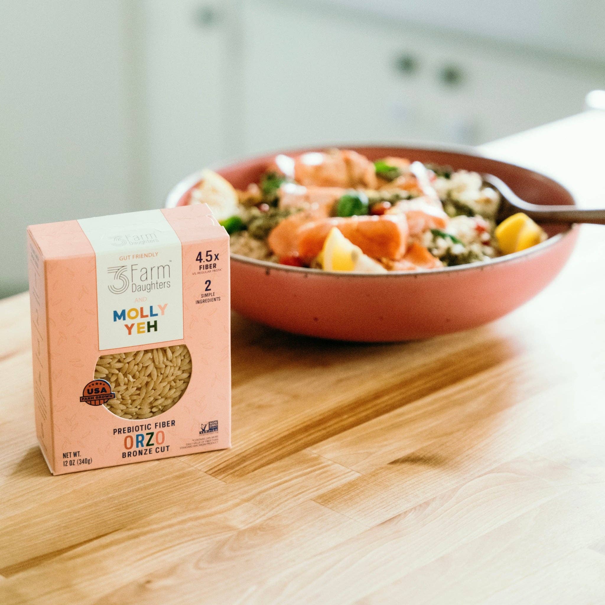 3 Farm Daughters - Wholesale Pasta - 3FD x MOLLY YEH ORZO1