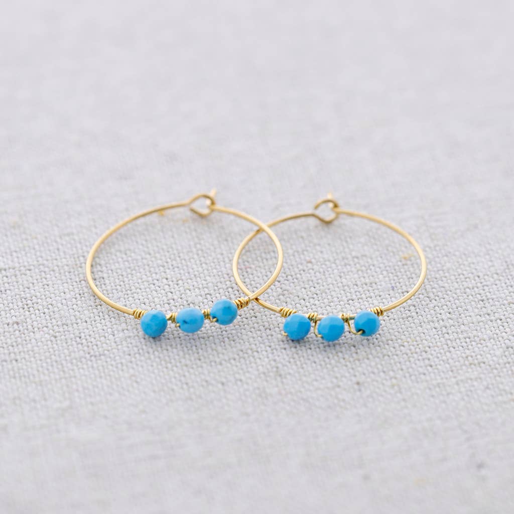 Sonata - Vente Boucles d'oreilles pendantes - Boucles d’oreilles créoles en acier avec pierres2