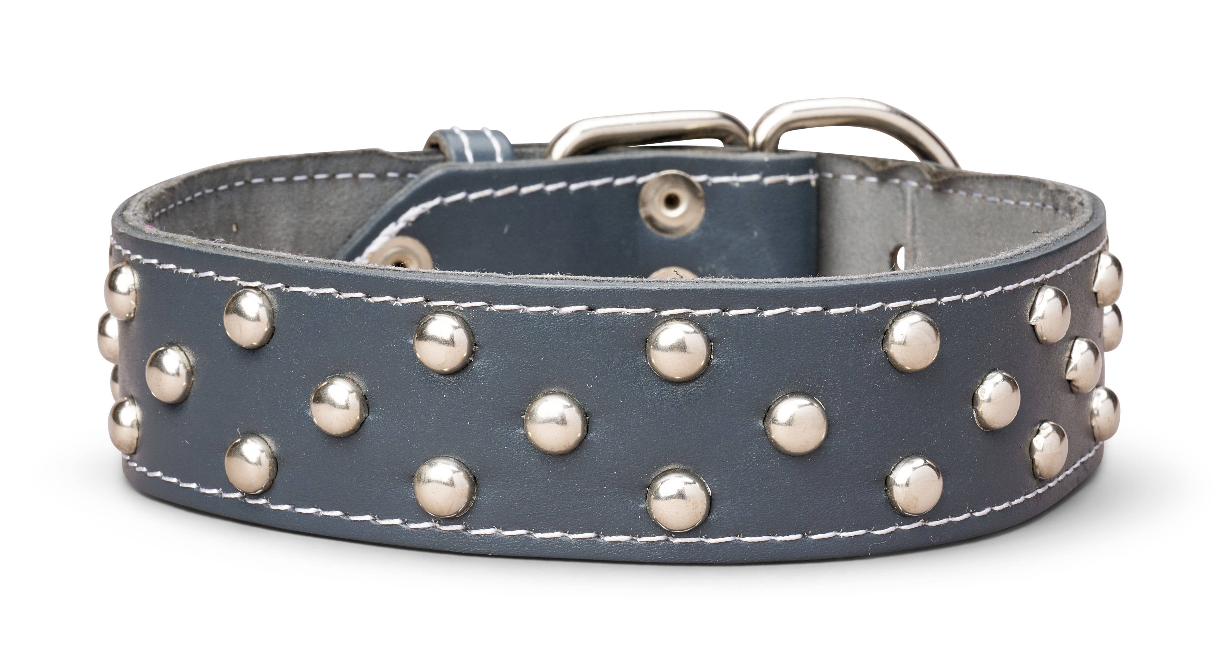 TOP DOG BRAND INC – Großhandel Haustierhalsband – Hund – 1 3/4 Zoll breite Lederhalsbänder mit Nieten14