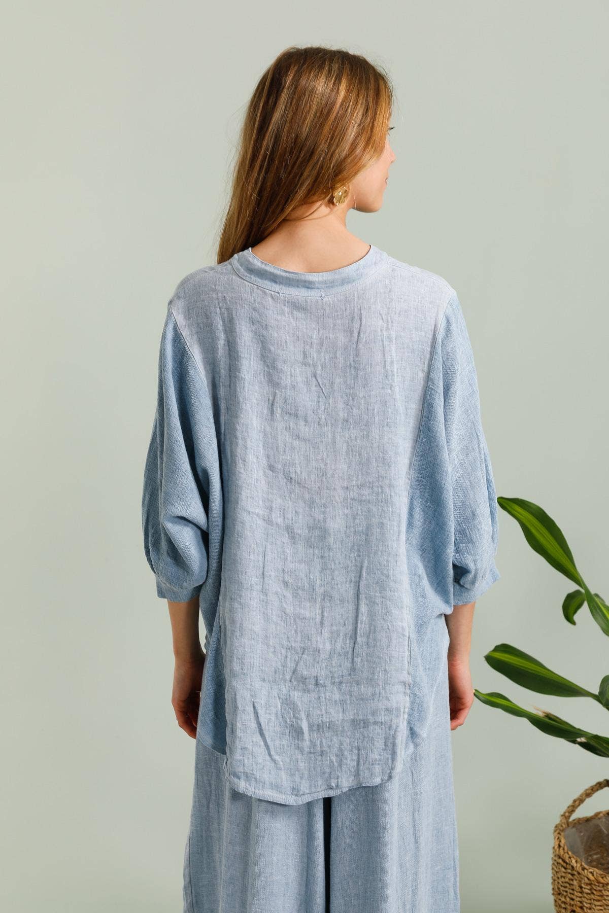 LÉA & LUC – wholesale Shirt – Women’s – 100% Linen Shirt REF. 92308