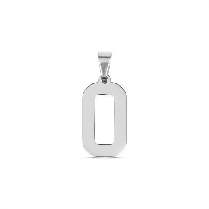 WJW - Wholesale Individual Charm/Pendant - Stainless Steel Sport Number Pendants30