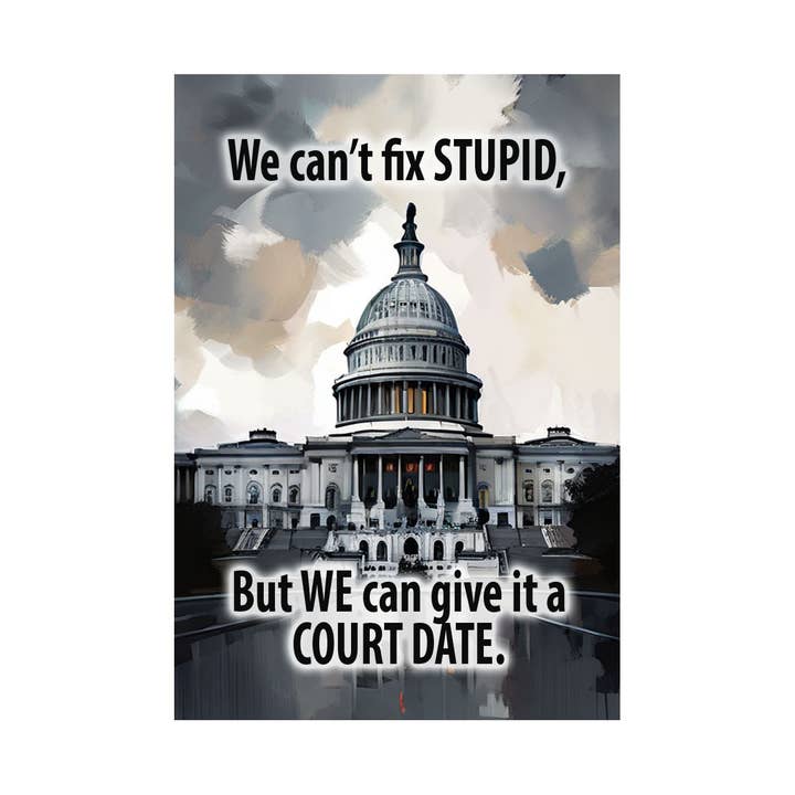 Stupide DC pour la vente par Fun Fridge Magnets