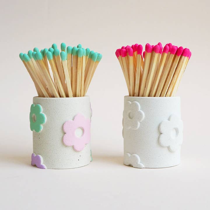 Petal Match Stick Holders for wholesale by Hello Marilu