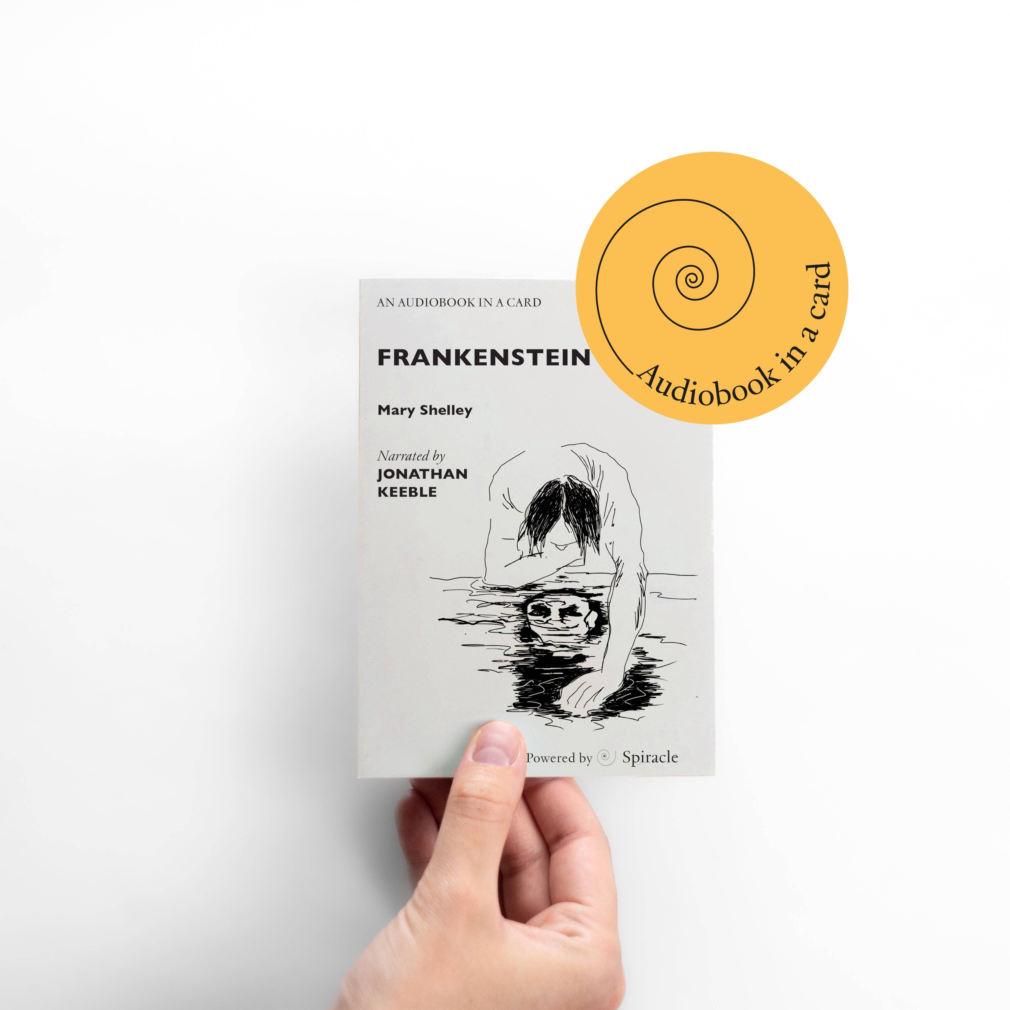 Spiracle Audiobooks – wholesale Everyday greeting card – Mary Shelley’s Frankenstein Audiobook Gift Idea6