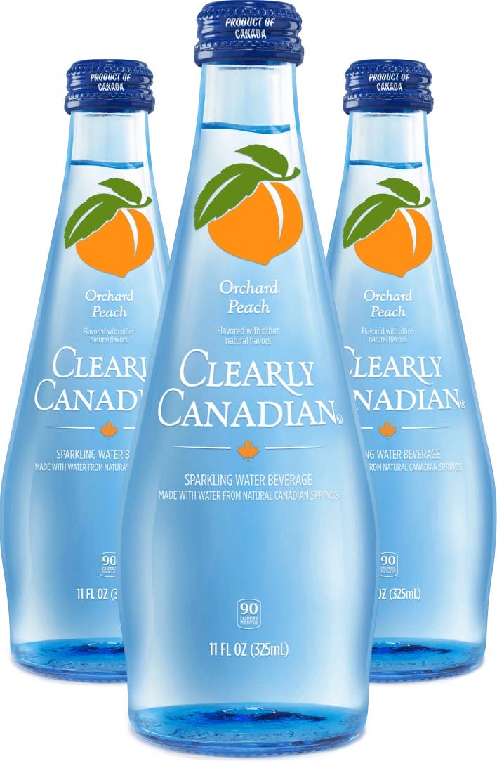 Clearly Canadian Sparkling Water - Wholesale Sparkling Water - Orchard Peach Sparkling Water