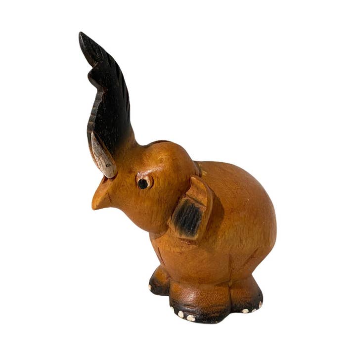 Oak Wooden Musical Whistle Elephant Instrument for wholesale by Music Frog Co