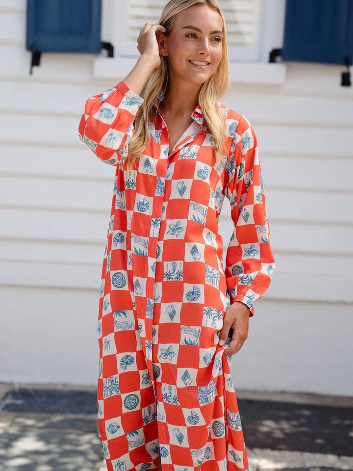 Sienna Midi Dress- Nantucket Collection for wholesale by Briton Court