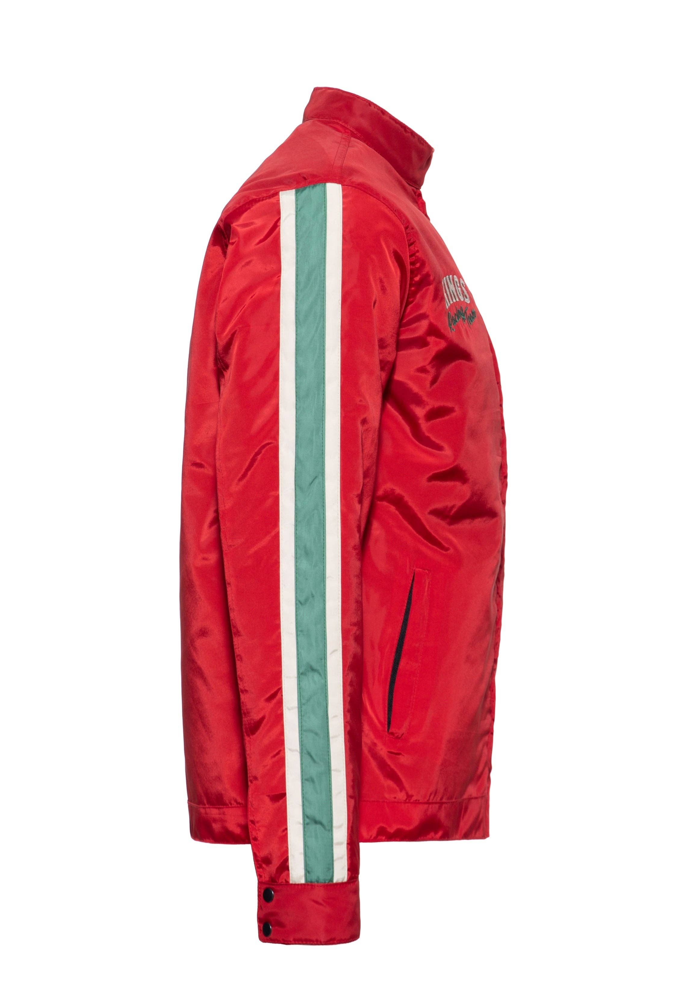 red Racing Jacket "Speedway Kings" for wholesale on Faire3