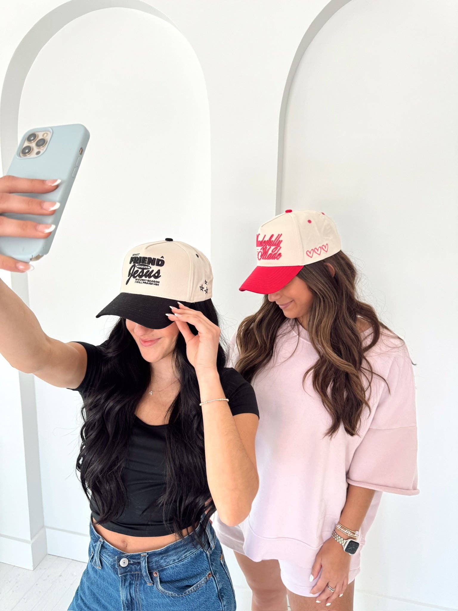 KENZKUSTOMZ - Vente Casquette de camionneur – unisexe - Ami en Jésus - Casquette Trucker Vintage Noire5