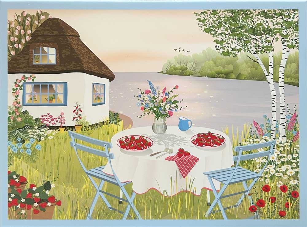 ViSSEVASSE - Wholesale Puzzle - Adult - SWEET STRAWBERRIES - JIGSAW PUZZLE - with 1000 pieces7