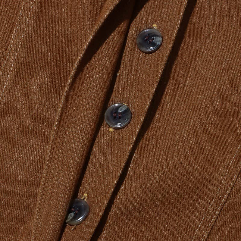 Cor como imagens Conjunto Retrô Desgastado Feminino com Jaqueta Curta com Amarração e Calça Reta para venda a revendedores na Faire15