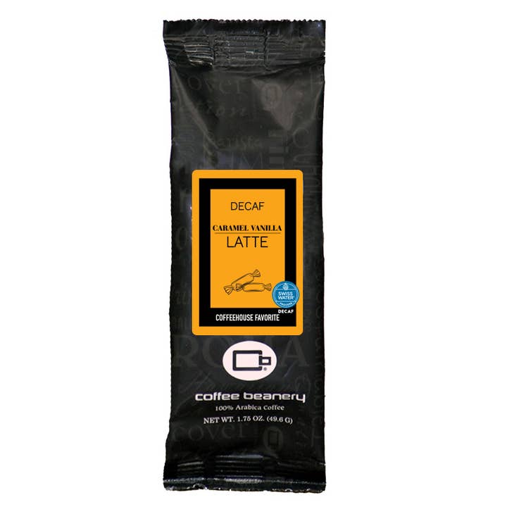 Coffee Beanery - Wholesale Ground Coffee - Caramel Vanilla Latte SWP Decaf Flavored Coffee
