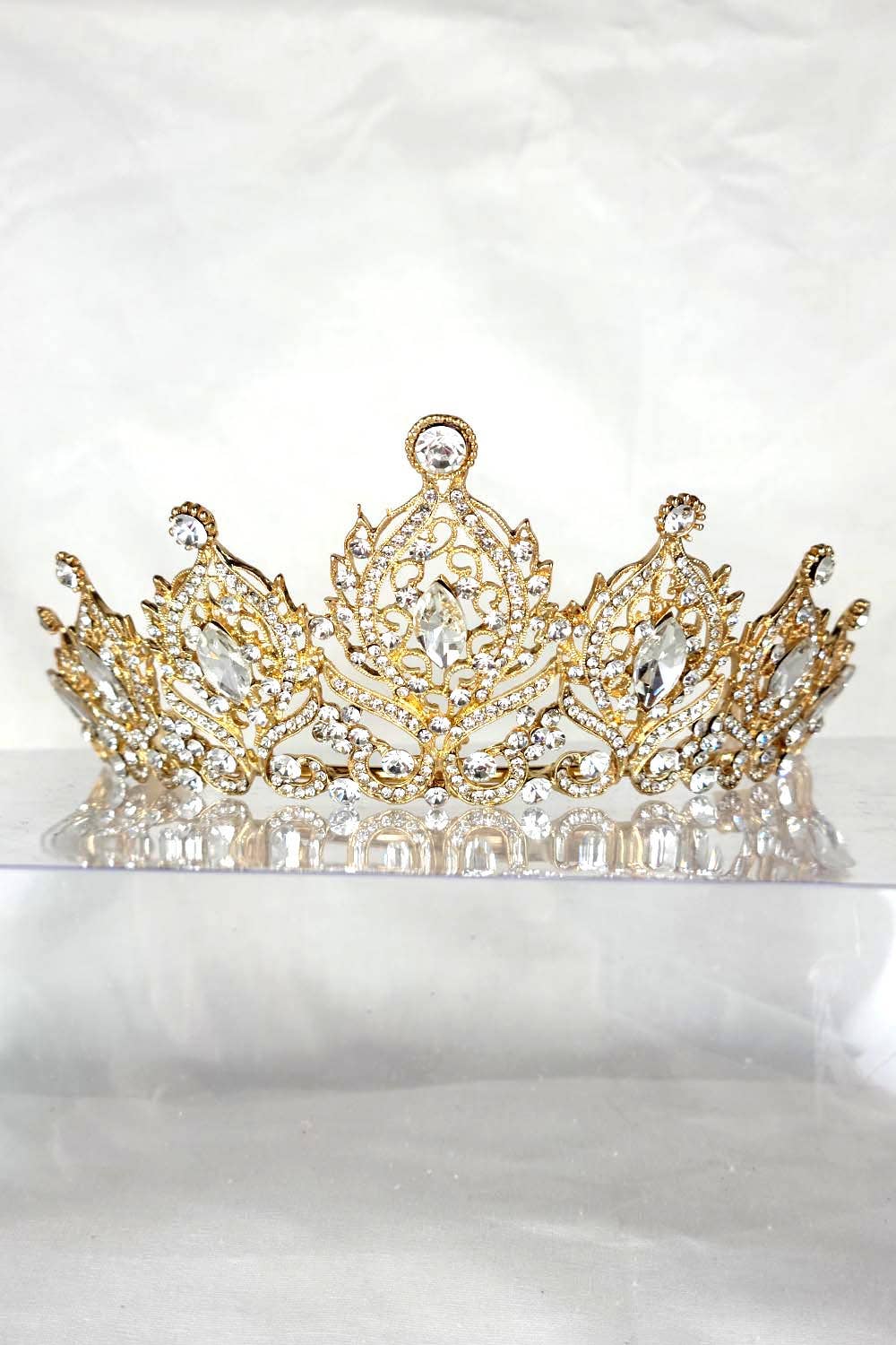 Chicas - Wholesale Tiara - Women's - One Size Fits All Tiara With Jewels HT9331