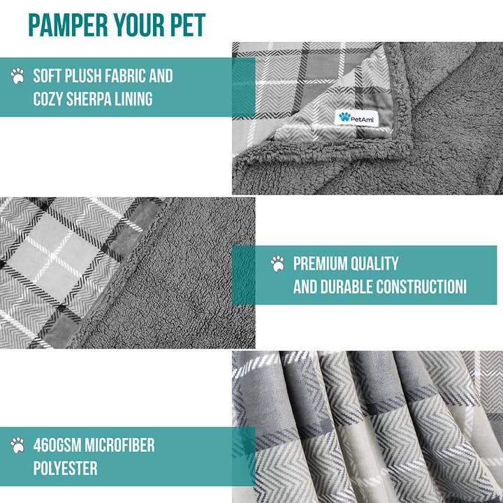 PetAmi - Wholesale Pet blanket – Cat/dog - Waterproof Fleece Pet Blanket74