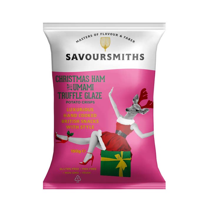 Savoursmiths - Wholesale Chips - Savoursmiths Christmas Ham with Umami Truffle Glaze 150g0