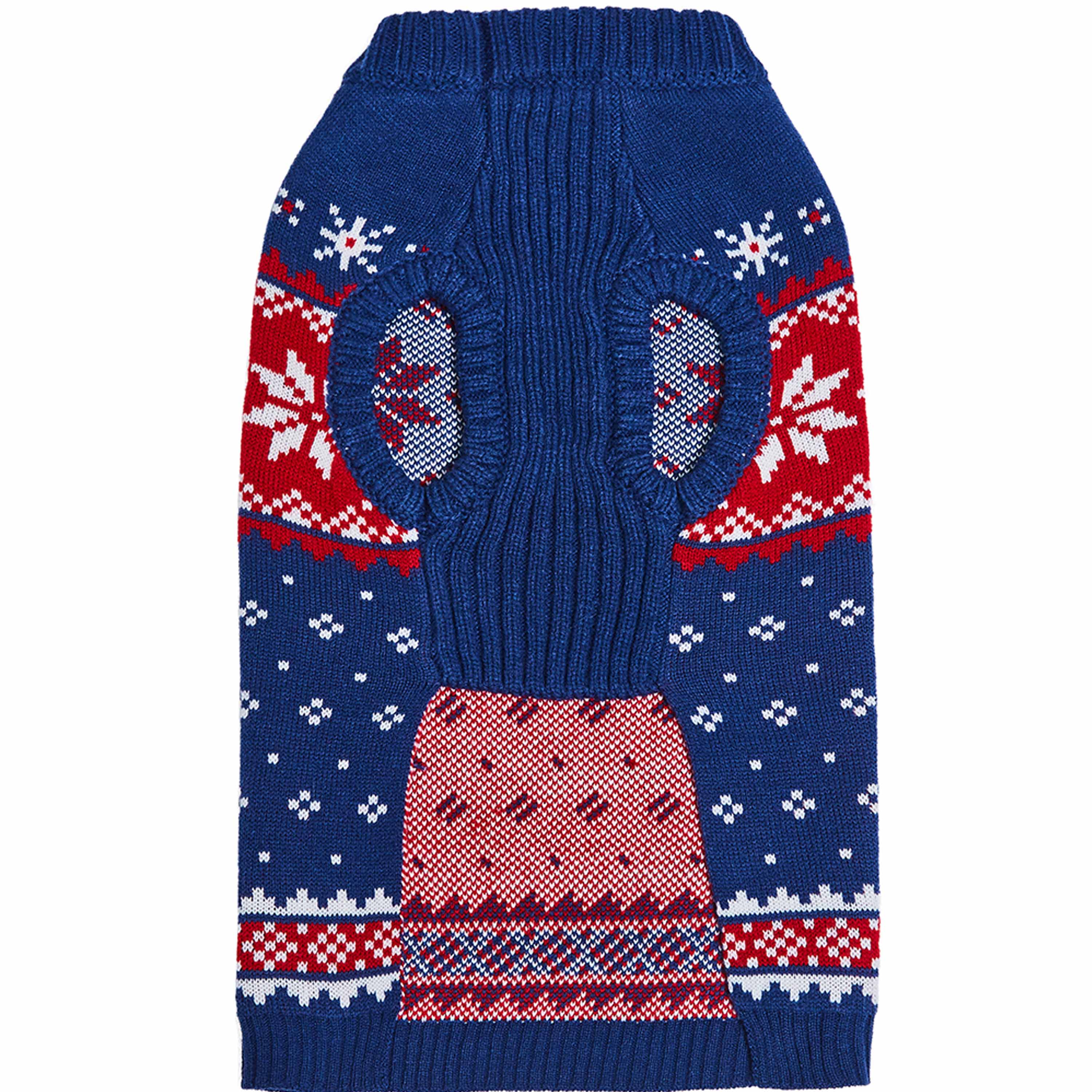 Blueberry Pet - Wholesale Pet Sweater - Dog - Custom-Knit & Dyed Christmas Snowflake Sweater - 6 Design 9