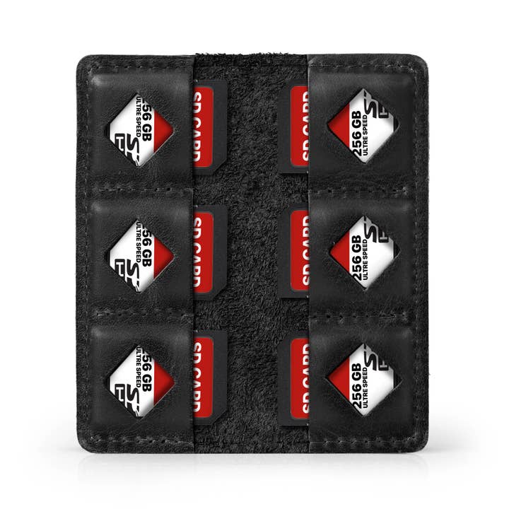 Londo - Vendita all'ingrosso Porta carte - Unisex - Supporto per schede SD MegaGear in pelle